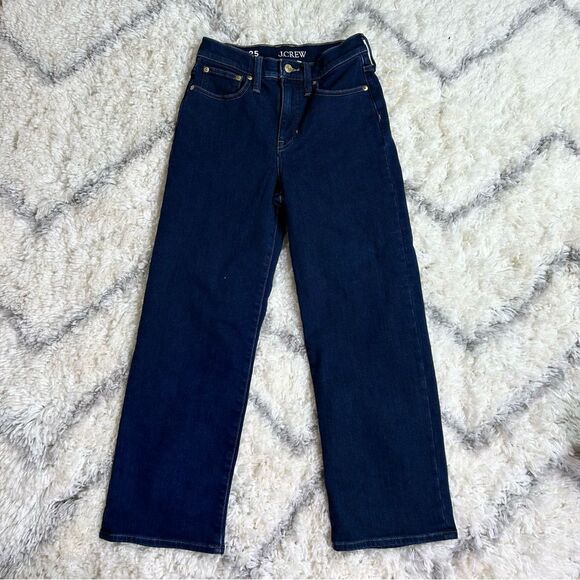 J. Crew Dark Blue Straight Leg Jeans - Picture 2 of 9